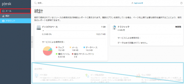 メールアドレスの一覧画面へ戻る場合